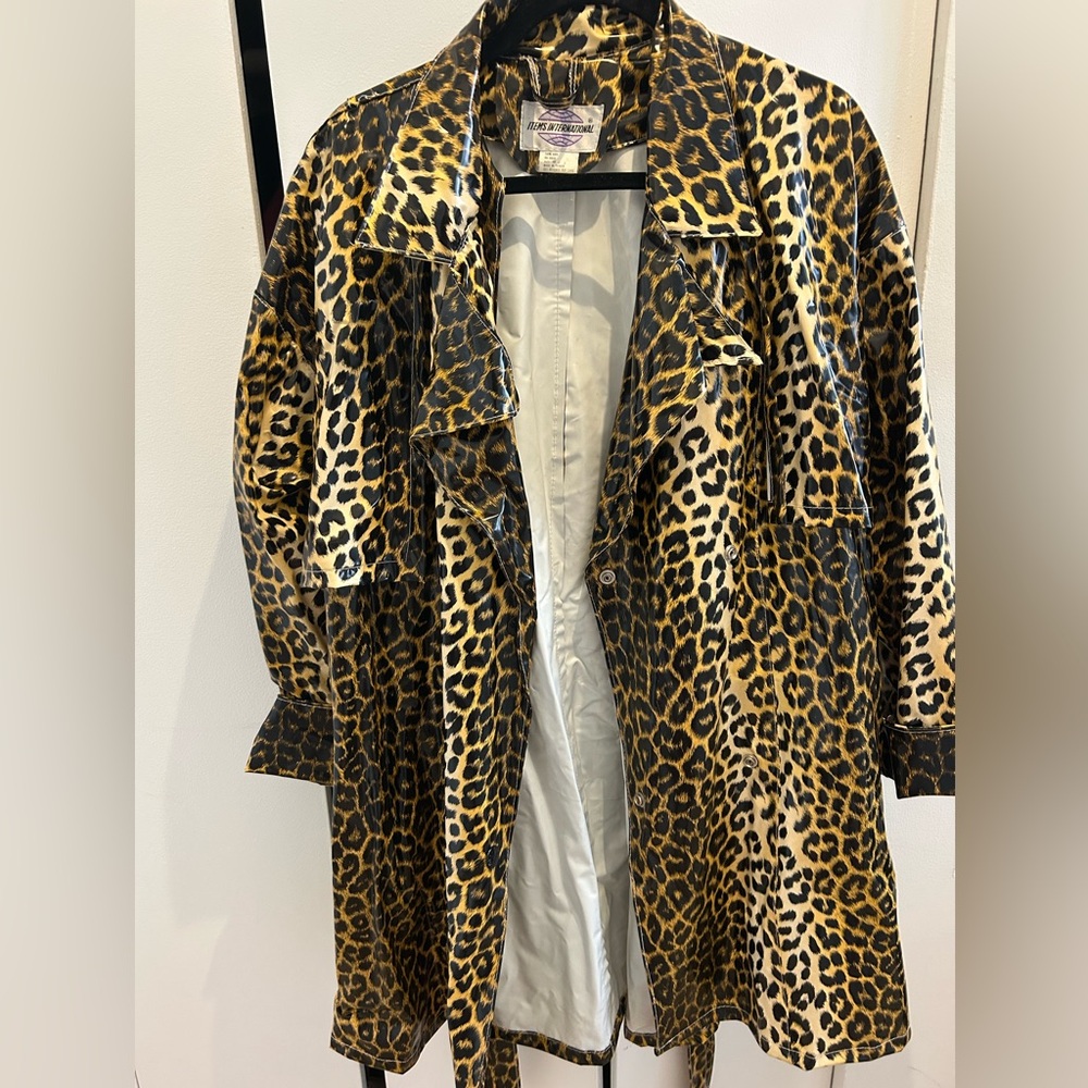 Leopard Print Women's Coat